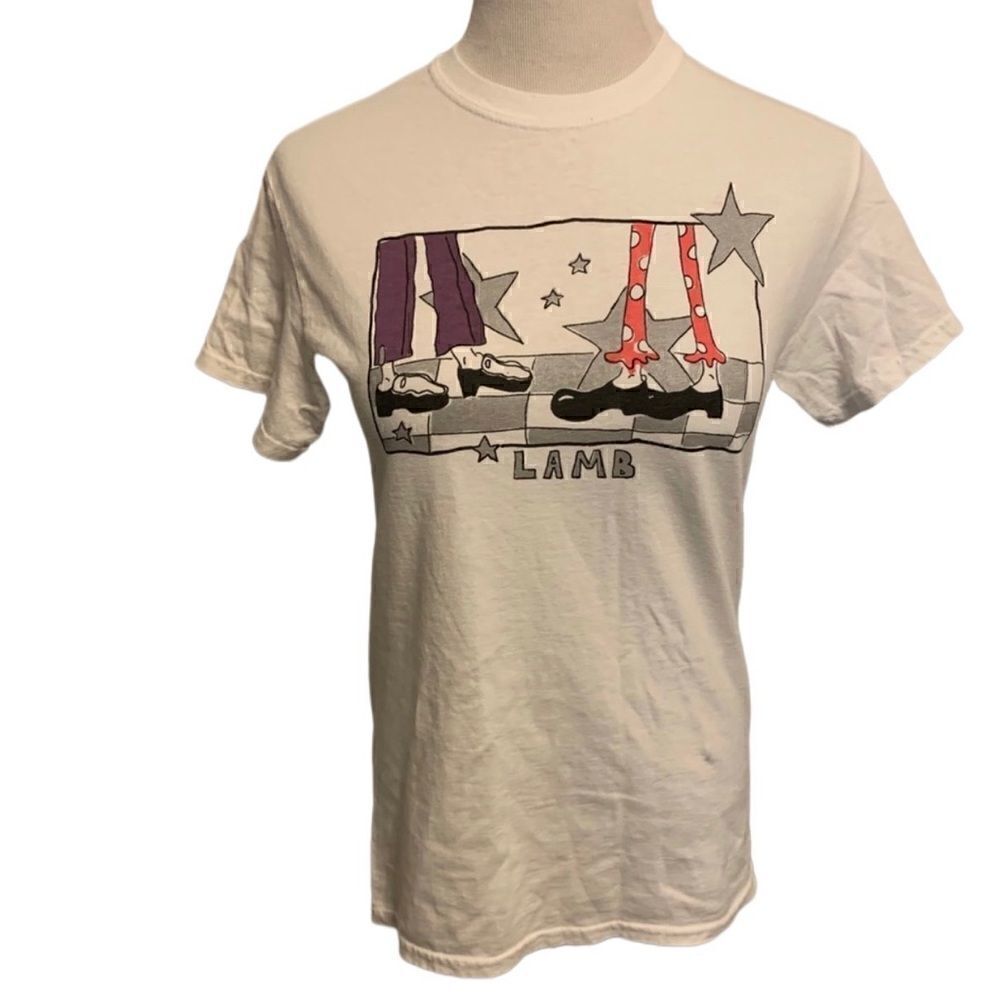 Lamb Legs White T-Shirt Sz S